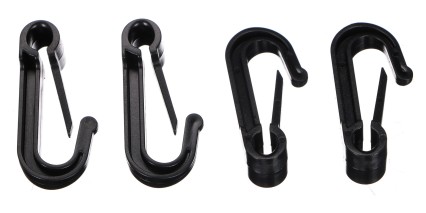 Ganci di fissaggio per rete auto CAR NET HOOKS, 10 pz - Parte di ricambio