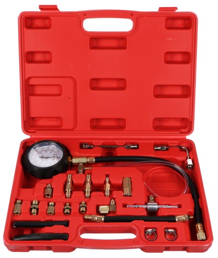 Kit di prova pressione per motori a benzina MECHANIC ENGINE TESTER 20, 0-10bar, 20 pezzi