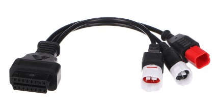 Adattatore OBD-II 3-pin/4-pin/6-pin per motociclette Yamaha e Honda MECHANIC CABLE 23