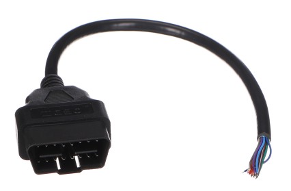 Cavo di estensione OBD-II maschio con 16 pin terminati in fili da 30cm MECHANIC CABLE 28