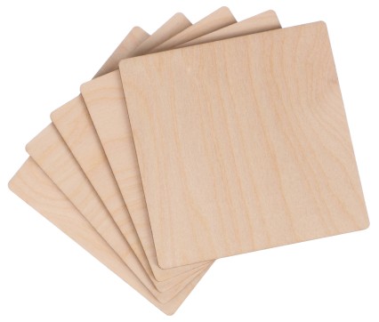 Blocchi artigianali in legno CREATIVE WOOD SET 5, 10 x 10 cm