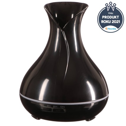 Diffusore di aromi Vulcan Nero Lucido 350ml