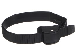 Cintura a sgancio rapido per portabiciclette da gancio traino, lunghezza 38 cm, nera - ricambio