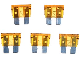 Set di fusibili automobilistici a lama MECHANIC FUSE SET 5A, 100 pz