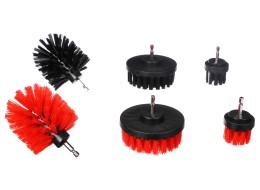 Set di spazzole per trapano per pulizia auto CAR DETAILING DRILL BRUSH 6, 6 pezzi