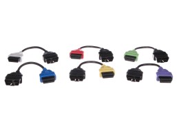 Set completo di adattatori FiatECUScan OBD-II per auto MECHANIC CABLE SET 3, 6 pezzi